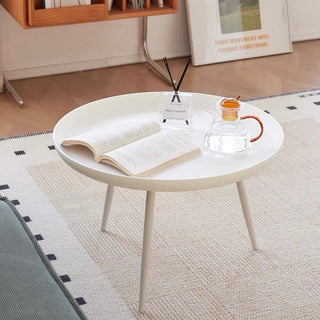 Monochrome Simple Round Side Table  Sofa Table