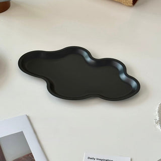 Cloud-type Wave Accessory Tray   Plate Small Item Holder Perfume Storage