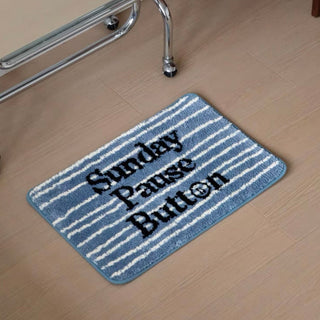 Kickboard Dog Message Entrance Mat  40x60cm Dachshund Rug Washable