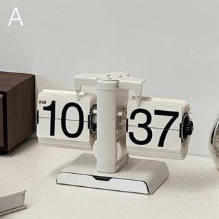 Flip Stand Clock with Storage Tray   in   Table Clock