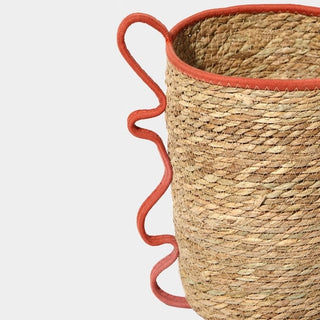 Wavy Handle Basket  Storage Basket Laundry
