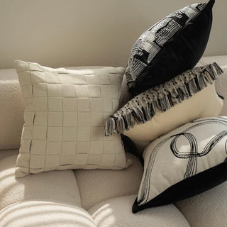 Jacquard Mix Monotone Cushion Cover  45 x 45 cm