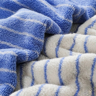 Simple Pin Stripe Color Face Towel     100% Cotton  Combed Cotton  Absorbent