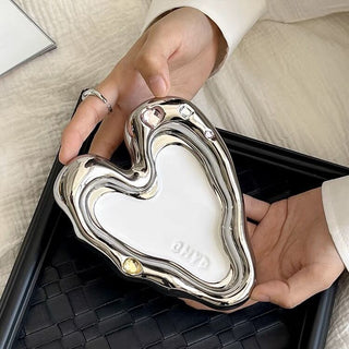 Heart-shaped Chubby Plate  Accessory Tray