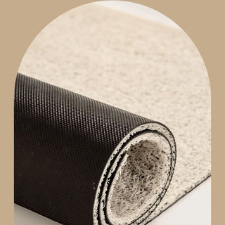 Brown polka dot entrance mat 50x80 mud-removing mat