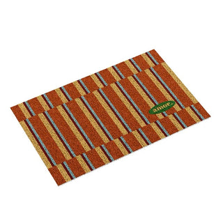 Retro Color Stripe Pattern Entrance Mat 50 x 80 cm Mud Removal