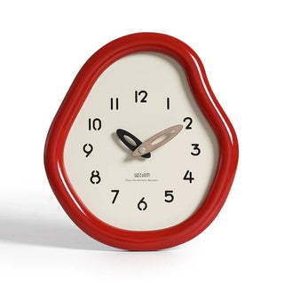 Chubby Frame Curved Design Clock  Table Clock