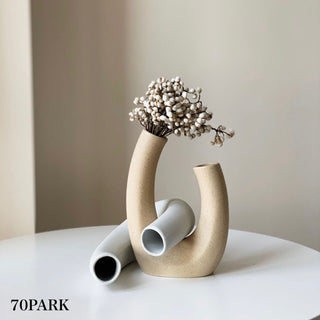 Donut & U-shaped Simple Flower Vase  4 Types