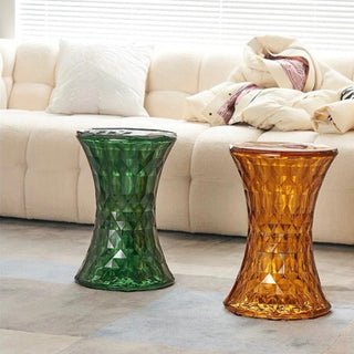 Clear Color Storage Side Table Stool  Chair