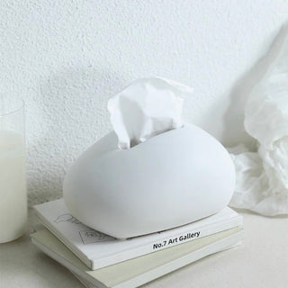Ceramic Mouse-Shaped Tissue Case Metallic