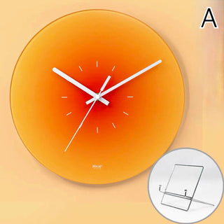 Gradient Clock with Stand  Wall Clock