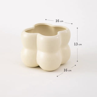Cube Pokopoko Ceramic Pot Cover