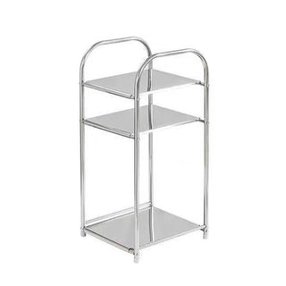 Modular Stainless Steel Tier Rack Side Table