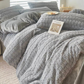 FauxFur Thick Milk Velvet Duvet Cover Set  Bed Cover Bedding Cover
