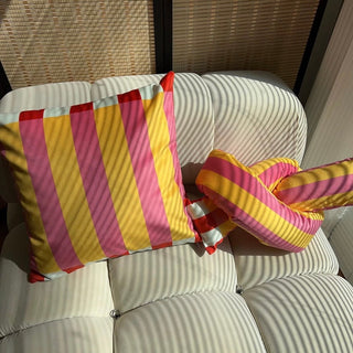 Multicolor Stripe Cushion Cover  45 x 45 cm
