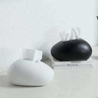 Ceramic Mouse-Shaped Tissue Case Metallic