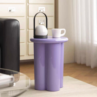 Storage included Compact Colorful Round Side Table  Stool Chair