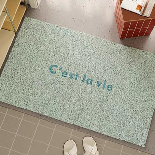 Simple Lettering Color Entrance Mat  50 x 80 cm Mud Removal
