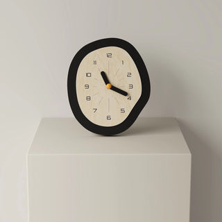 Nuance Silhouette Bicolor Clock Table Clock Silent