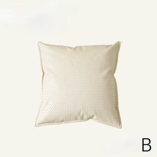 Rich Faux Leather Braided Cushion Cover  45 x 45 cm Nuance Colors