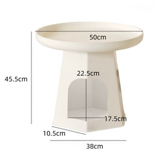 PetHouse Round Side Table     Sofa Table Cat House Multifunctional