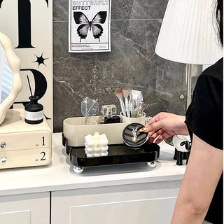 WaveDesign Cosmetic Storage Tray  Brush Stand