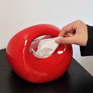 Chubby Round Ceramic Tissue Case