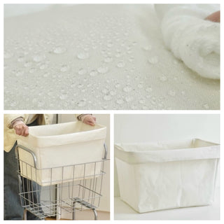 Laundry Basket Cart with Casters Tall Type Laundry Hamper Storage