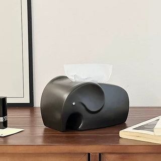 Elephant Ceramic Tissue Case