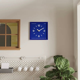 Square Frame Color Clock  Wall Clock