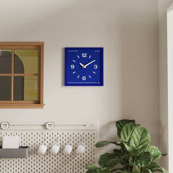 Square Frame Color Clock  Wall Clock