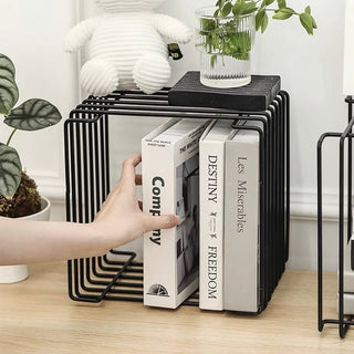 Wire Multifunctional Magazine Rack Storage Book Stand