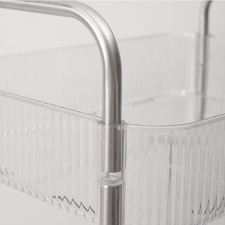 Acrylic Rack Wagon with Basket  2 Types