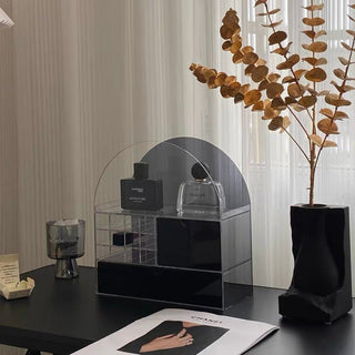 Acrylic Clear Arch Cosmetic Storage Box