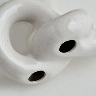 Knot Design Ceramic Candle Holder