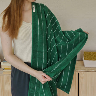 Pin Stripe Color Bath Towel  100% Cotton Hanging Combed Cotton Large Towel Blanket