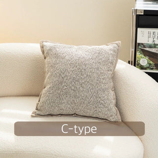 Brown Mix Embroidered Stripe Cushion Cover  45 x 45 cm