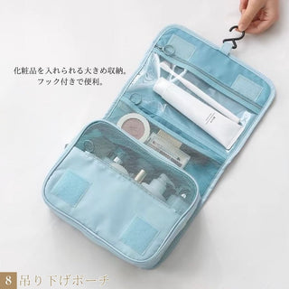 Piece Set Compact Storage Travel Pouch  Hanging Pouch