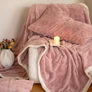 Floral Pattern Blanket Single  150 x 200 cm Blanket Air Conditioning Protection