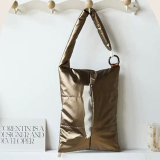 Hanging way Puff Tissue Case  Car Wall Mount