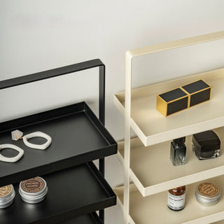 Iron Rectangular Four-Tier Trayin  Storage Rack
