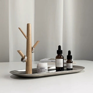 Tree-shaped accessory key stand tray