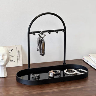 Black Arch Frame Accessory Stand Tray  Storage Tray for Small Items
