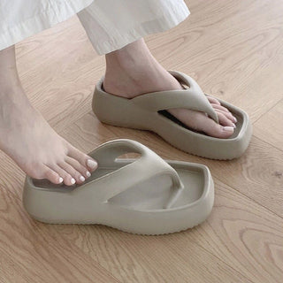 Square Toe Thong Sandals   Room Shoes