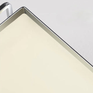 Silver Frame Display Two-Tier Storage Rack
