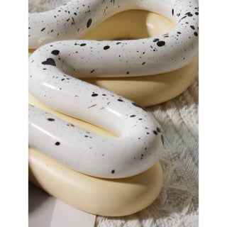 Wavy Ceramic Trivet     Decorative Object