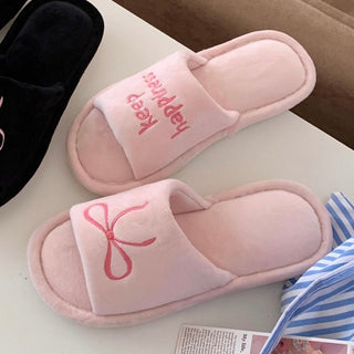 Ribbon embroidered design room shoes  3 sizes indoor slippers.