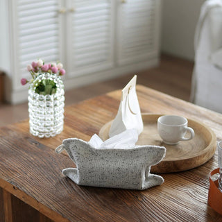 Mixed knit simple tissue case tissue cover hanging