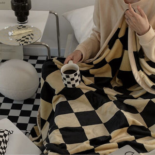 Checker Blanket   Lap Blanket Throw  100 x 150 cm