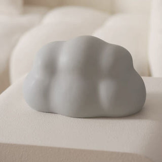 Cloud Ceramic Tissue Case  Cloud motif